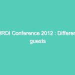 HRDI Conference 2012 : Different guests addressing at HRDI conference