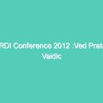 HRDI Conference 2012 :Ved Pratap Vaidic addressing at HRDI conference(Part-1)