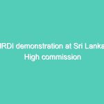 HRDI demonstration at Sri Lankan High commission on 05-04-12, part -1