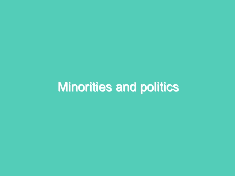 Minorities and politics