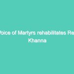 Voice of Martyrs rehabilitates Rev Khanna