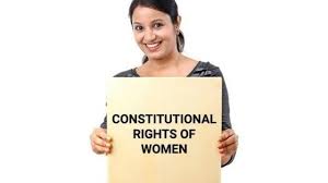CONSTITUTIONAL AND LEGAL RIGHTS OF WOMEN IN INDIA- A step towards creating awareness