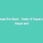 Read the Book – State of Nepal on Nepal and Indian Nepali