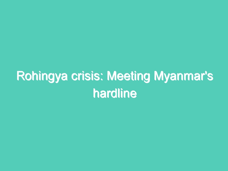 Rohingya crisis: Meeting Myanmar’s hardline Buddhist monks – BBC News