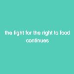 The Fight for the Right to Food continues