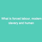 What is forced labour, modern slavery and human trafficking