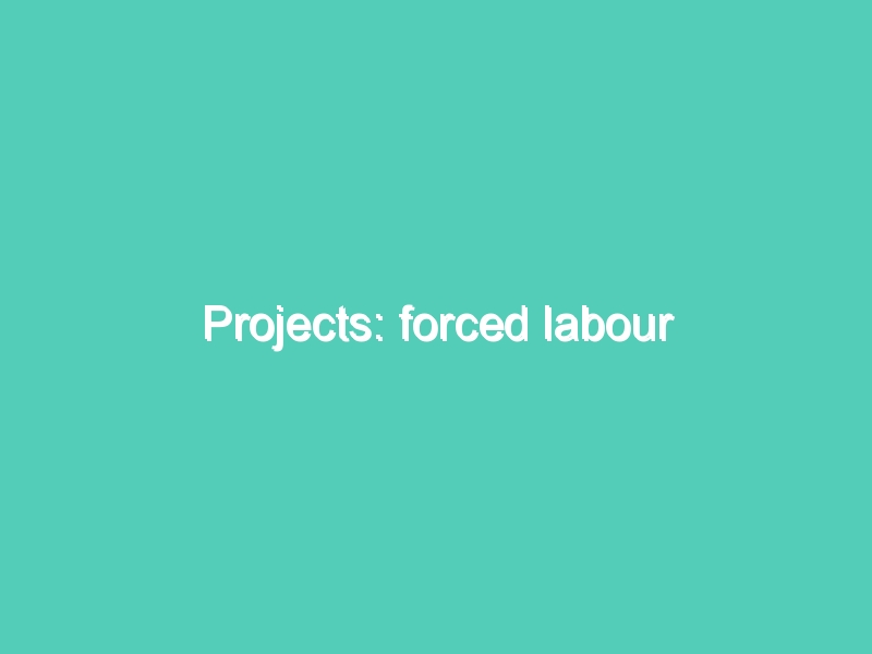 Projects: forced labour